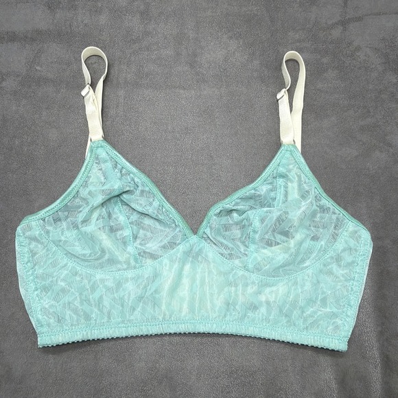 Fortnight Other - Anthropologie X FortNight Mira Long-line Bralette Sea Foam Green Size 32D